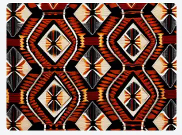 An example of a bold African art pattern