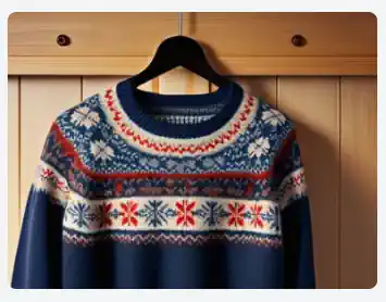 A fair isle style jumper, style 2.